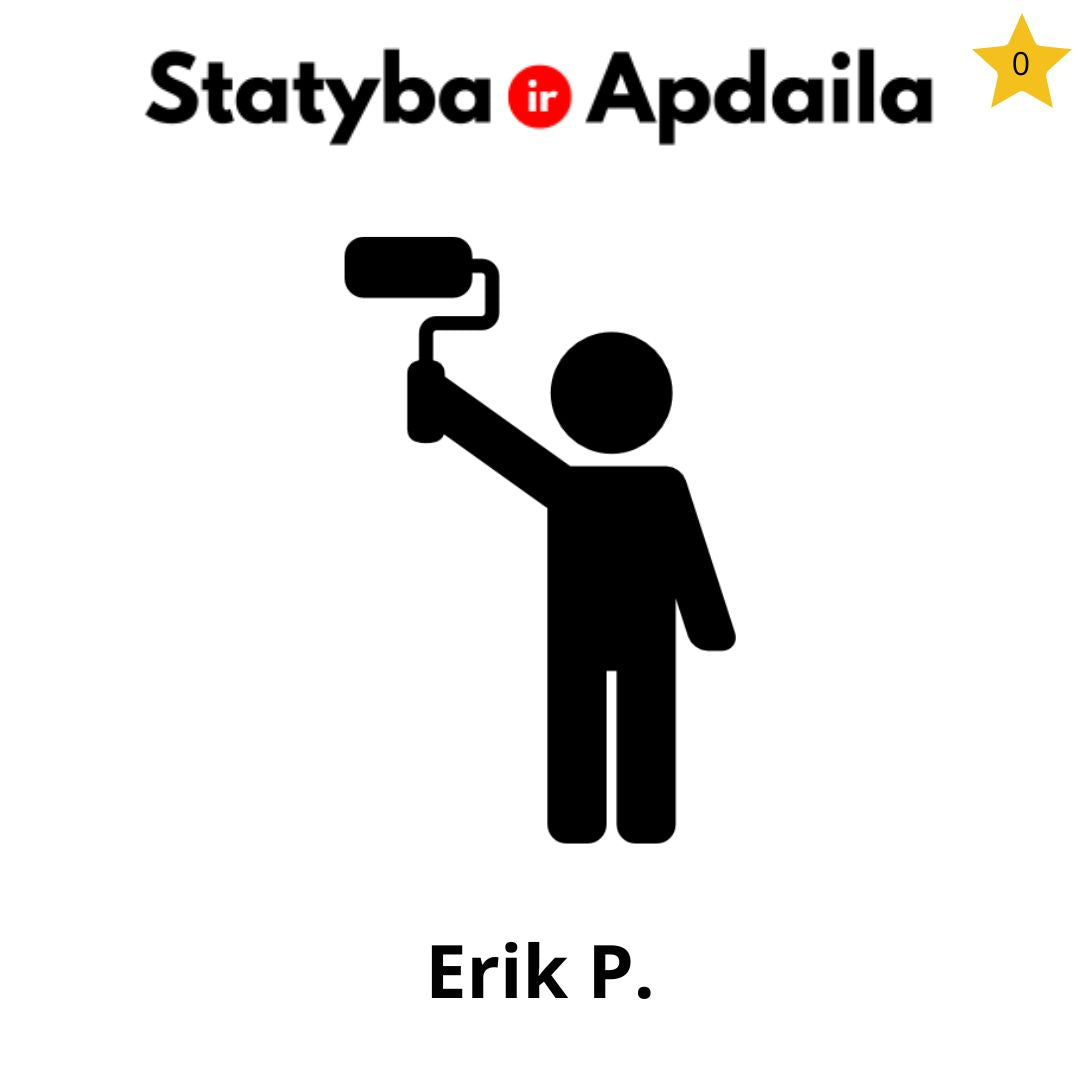 Plyteliu klojimo darbai Vilniuje Erik Paskievic