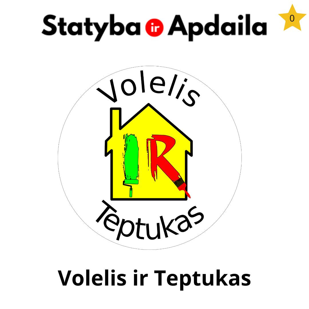 Mechanizuotas glaistymas, dažymas Vilniuje Volelis ir teptukas Eugeniu Malai
