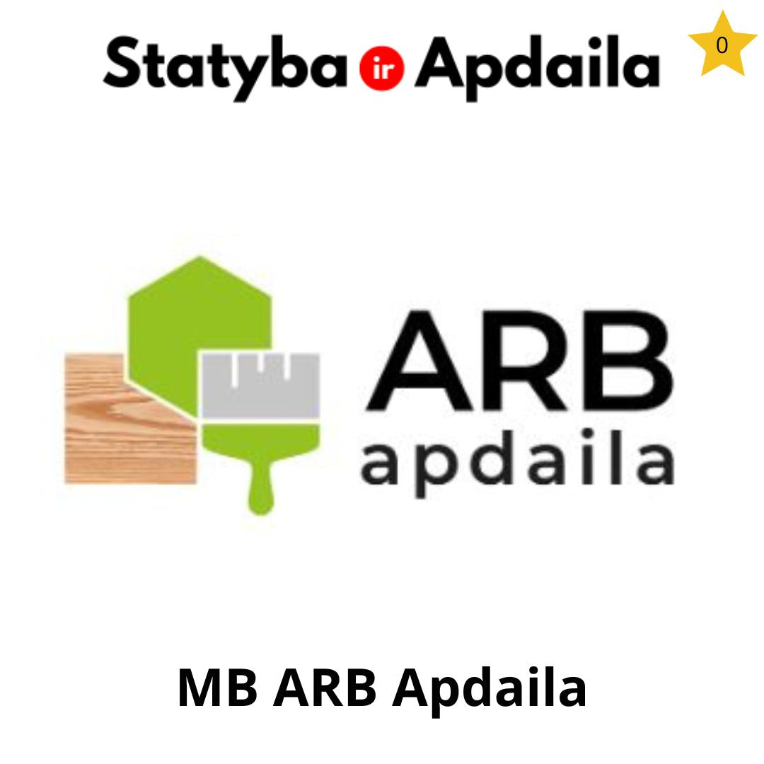 Apdailos darbai Vilnius MB ARB Apdaila