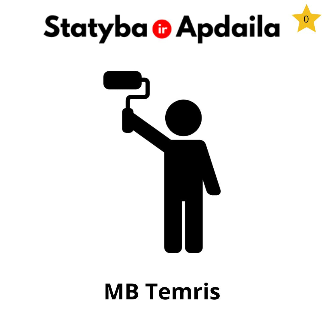 Vidaus apdailos darbai Vilniuje MB Temris