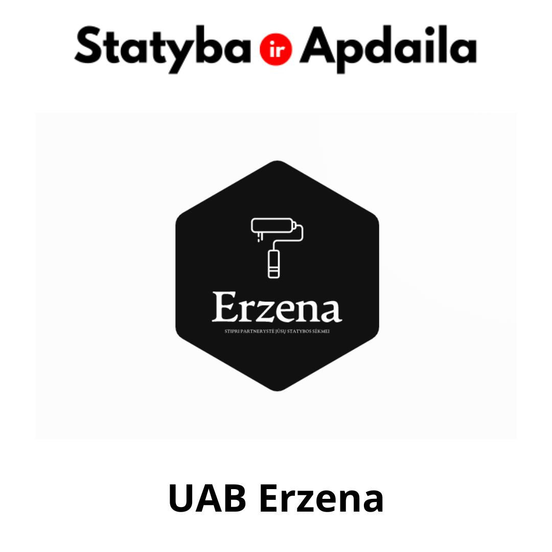 Vidaus apdailos darbai Vilniuje UAB Erzena