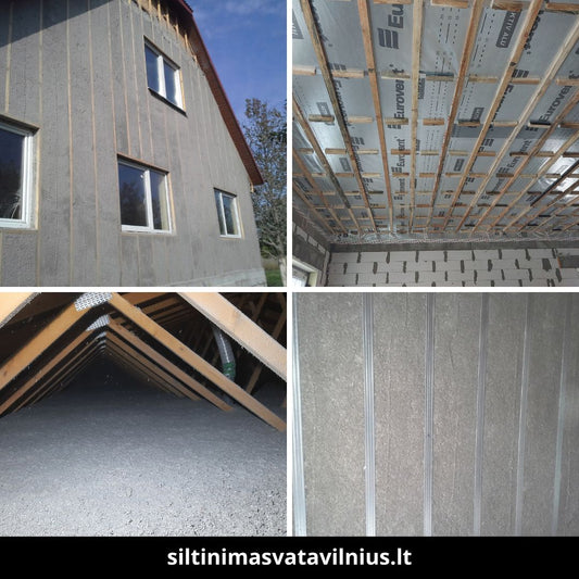 Šiltinimas eko vata Vilniuje