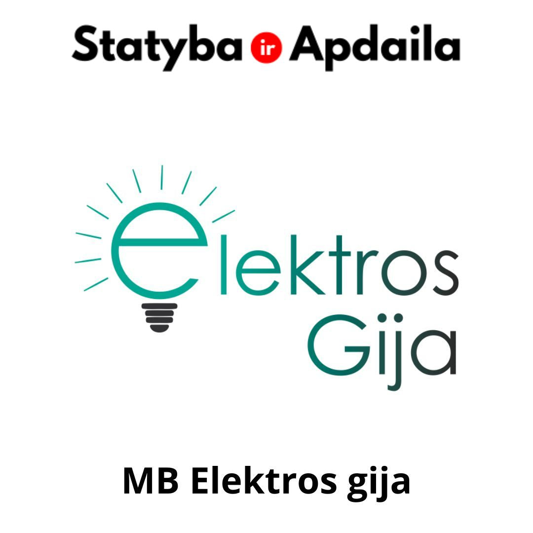 Elektros darbai Panevežyje MB Elektros gija