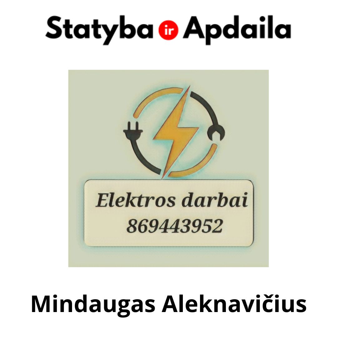 Elektros darbai Panevėžyje Mindaugas Aleknavičius