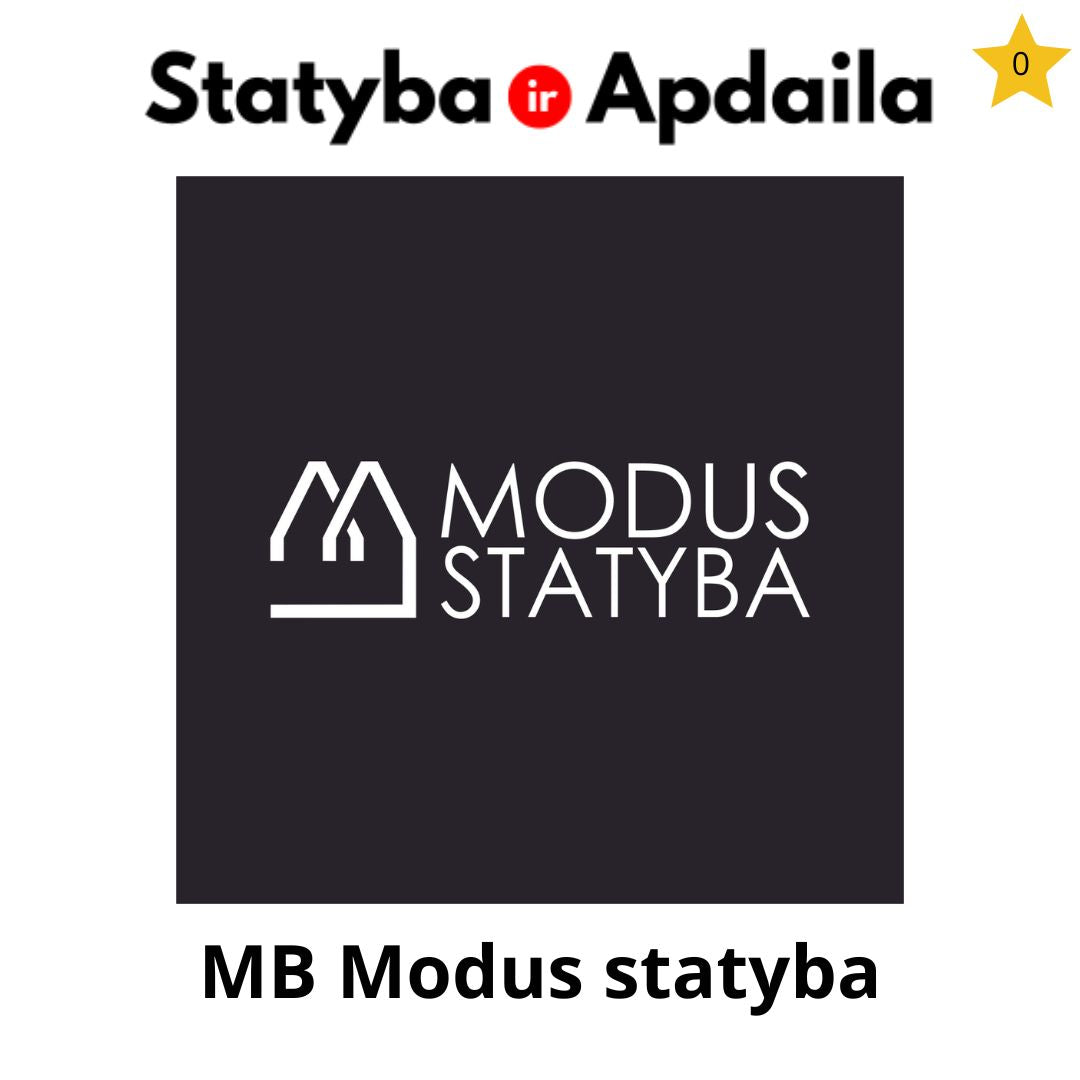 Gipso montavimo darbai Klaipėdoje MB Modus statyba