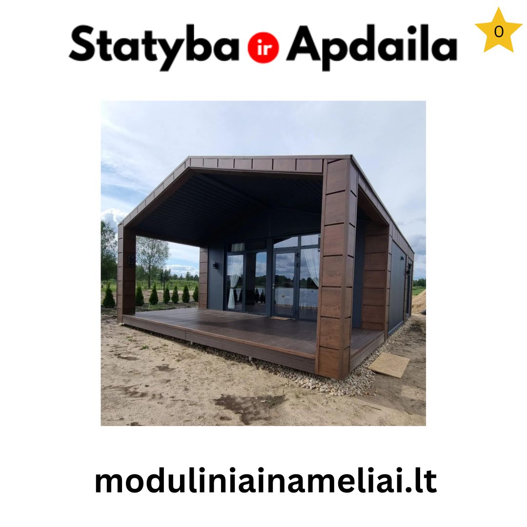 Moduliniai nameliai Vilniuje UAB Akrusta