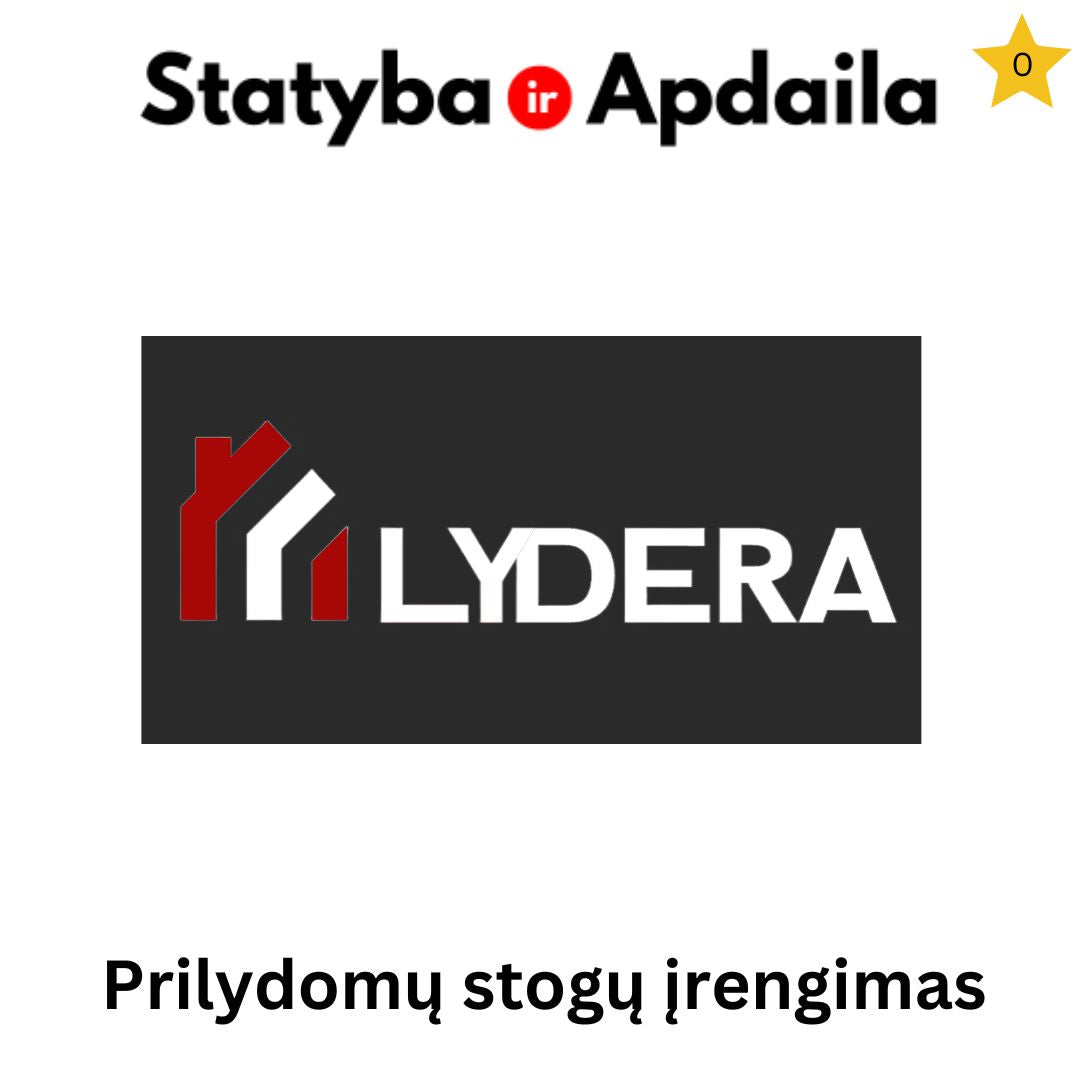 Prilydomu stogu irengimas Vilniuje UAB Lydera