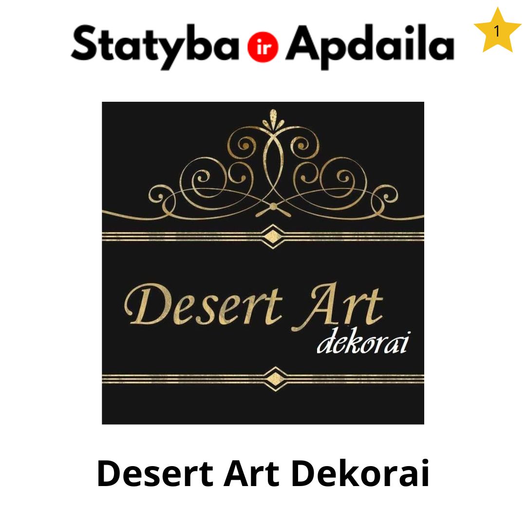 Sienu dekoravimo darbai Klaipeda Desert Art Dekorai