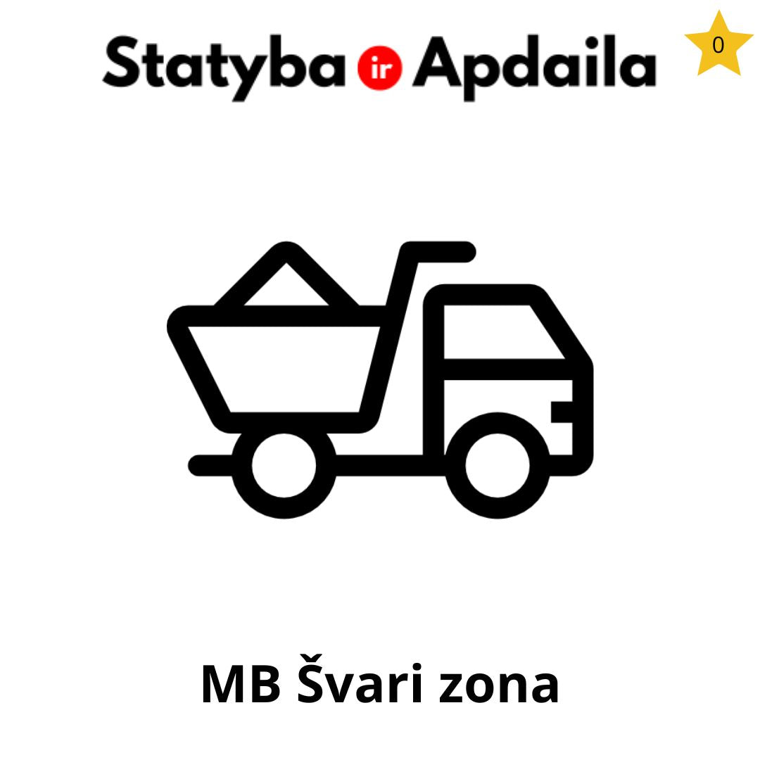 Statybinių šiukšlių išvežimas Vilnius MB Svari zona