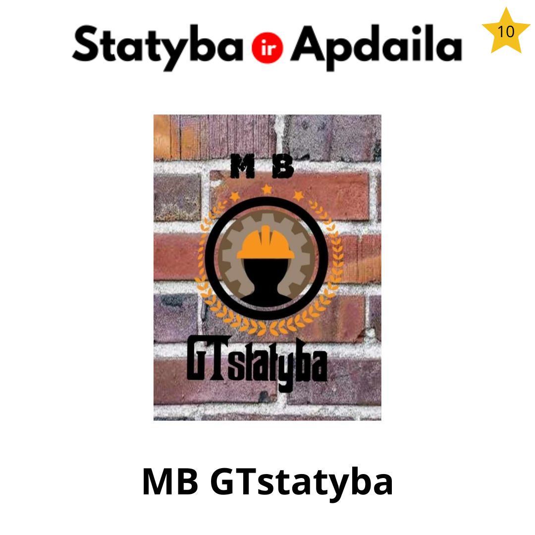 Statybos darbai Klaipėdoje MB GTstatyba