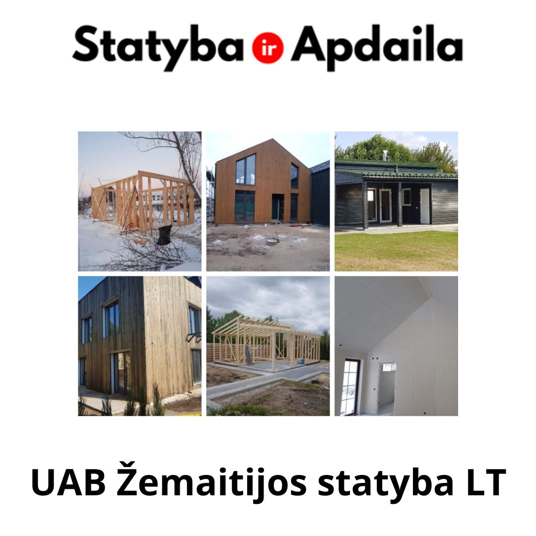 Statybos darbai Telšiuose UAB Žemaitijos statyba LT