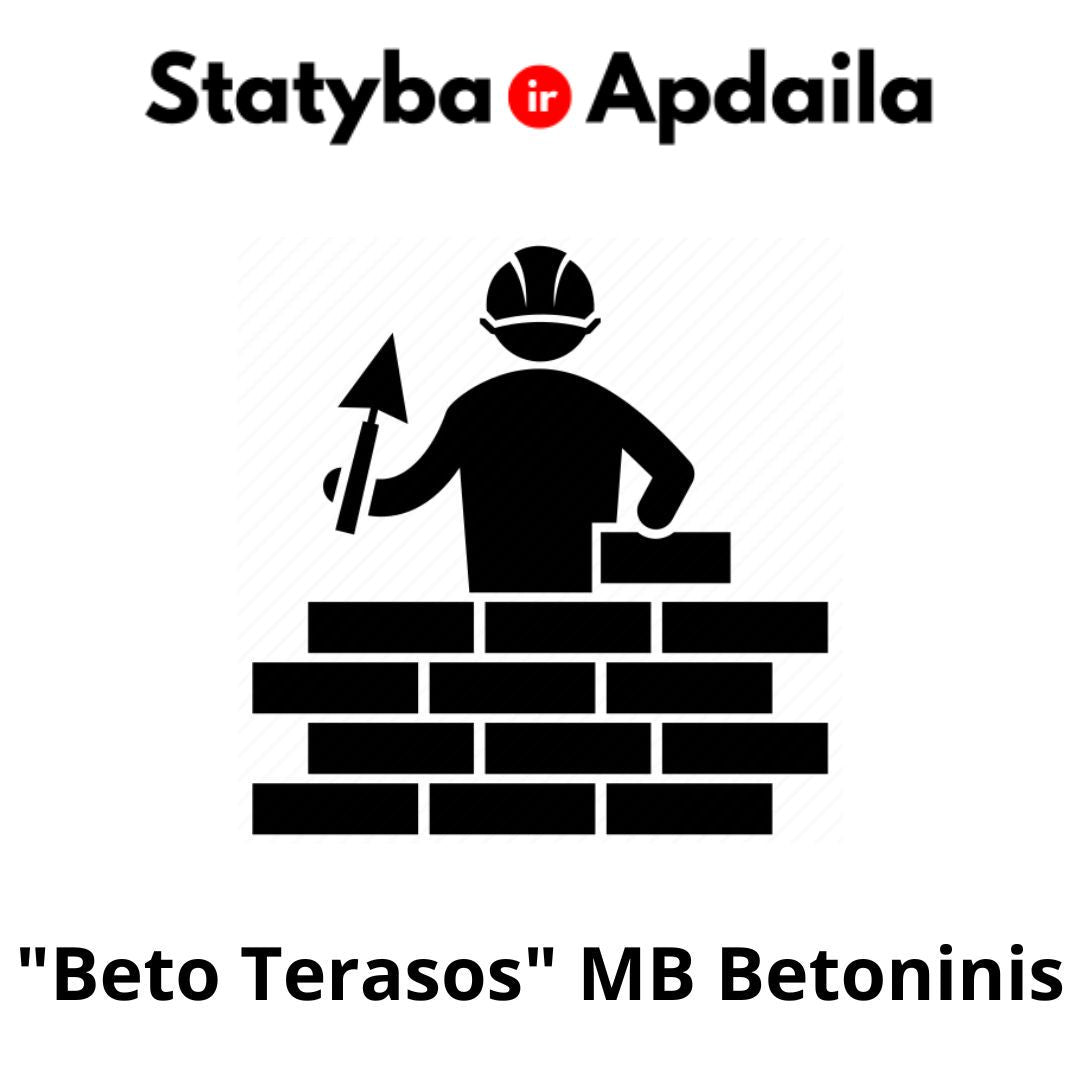 Terasu pavesiniu statyba irengimas Klaipeda UAB Betoninis Beto Terasos