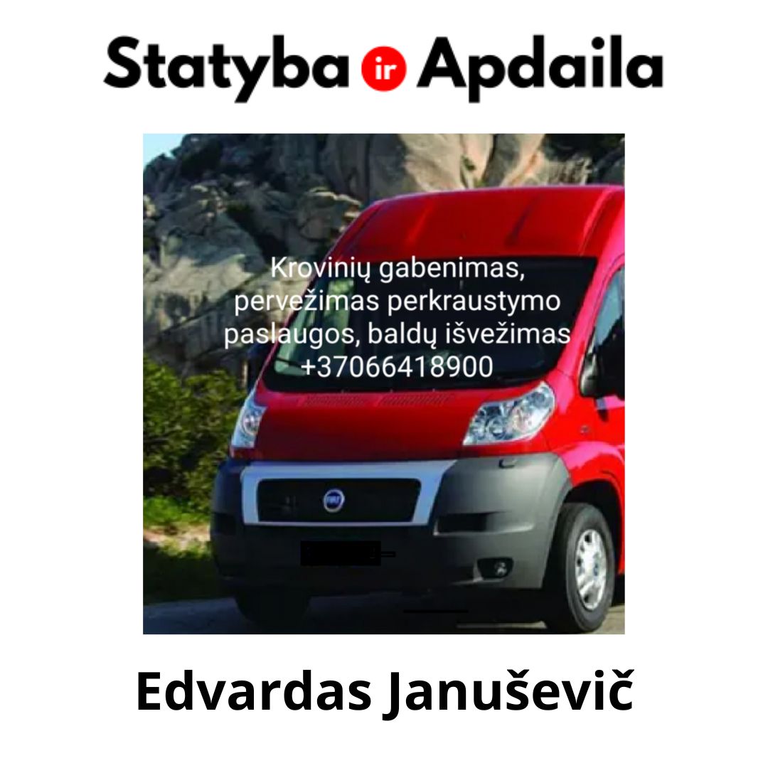 Transporto paslaugos Vilnius Edvardas Janusevic