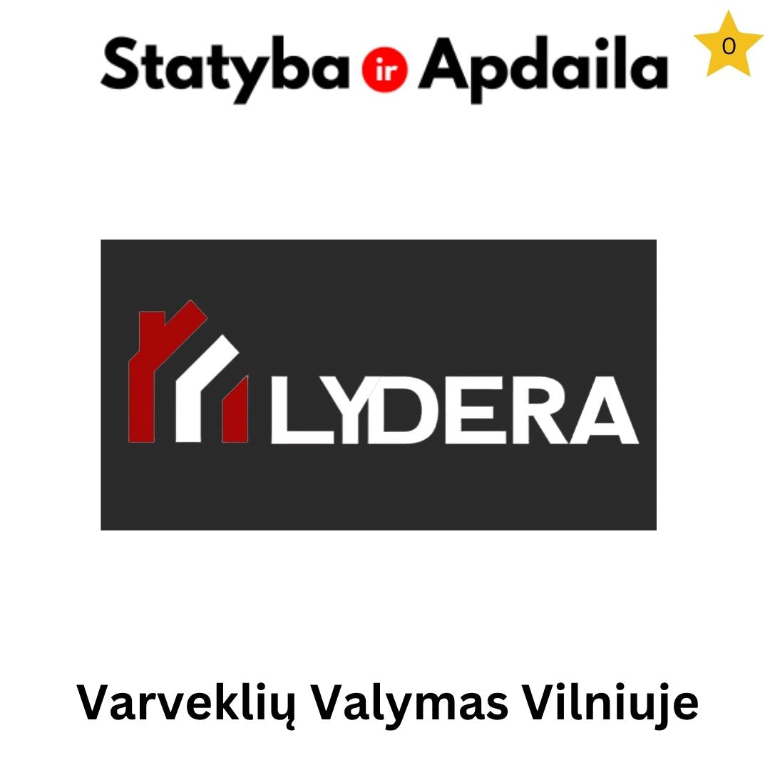 Varveklių valymas Vilniuje UAB Lydera