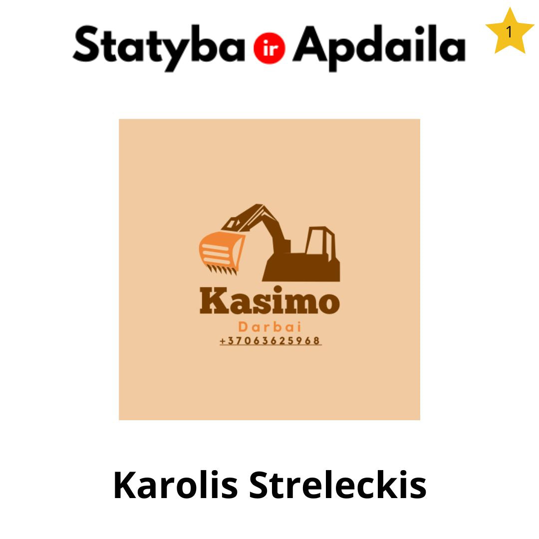 Žemės kasimo darbai Kaune Karolis Streleckis